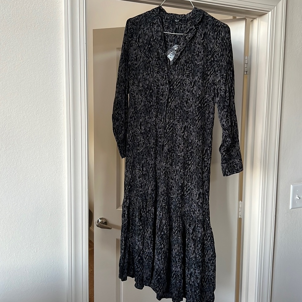 Rails button down dress